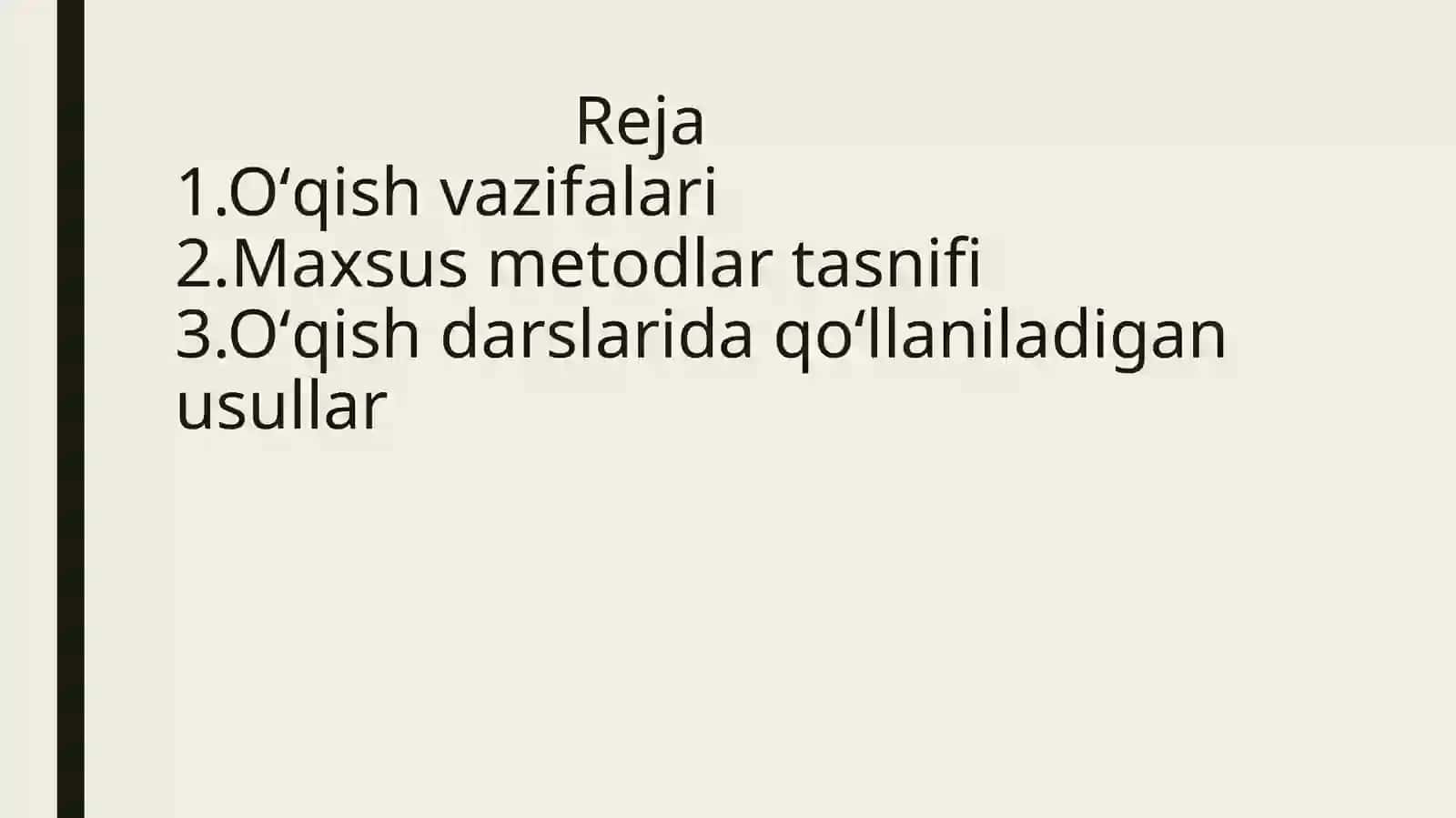 OʻQISH DARSLARIDA QOʻLLANADIGAN METODLARIGA TASNIFI 3