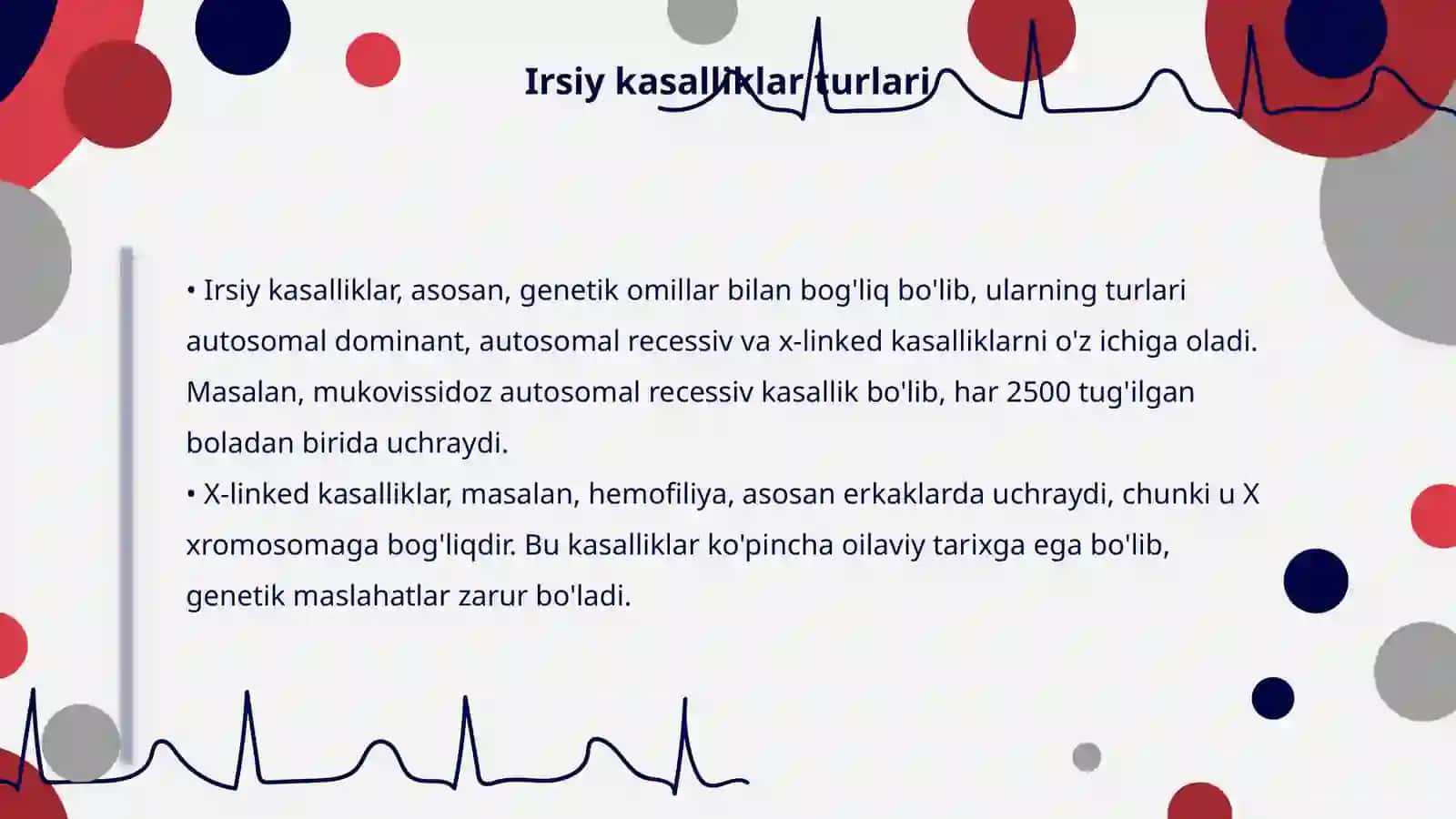 Irsiy kasalliklar 3