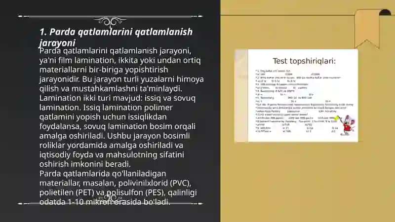 Parda qatlamlarini hosil bo'lish jarayonlari 3