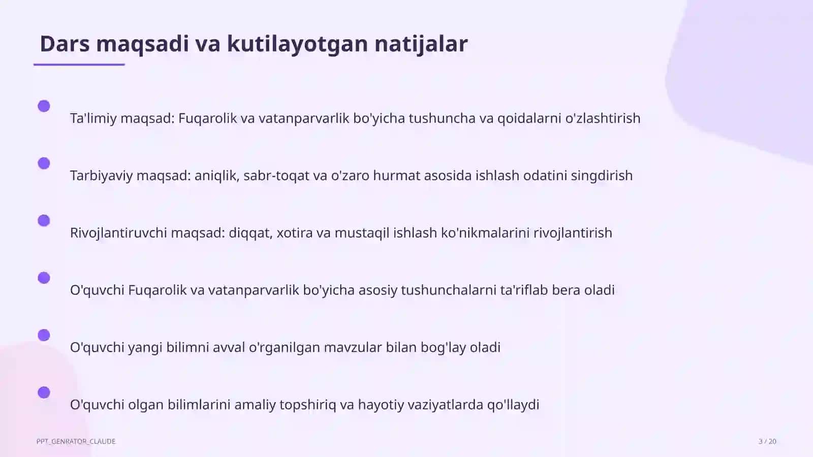 Fuqarolik va vatanparvarlik (8-sinf) 3