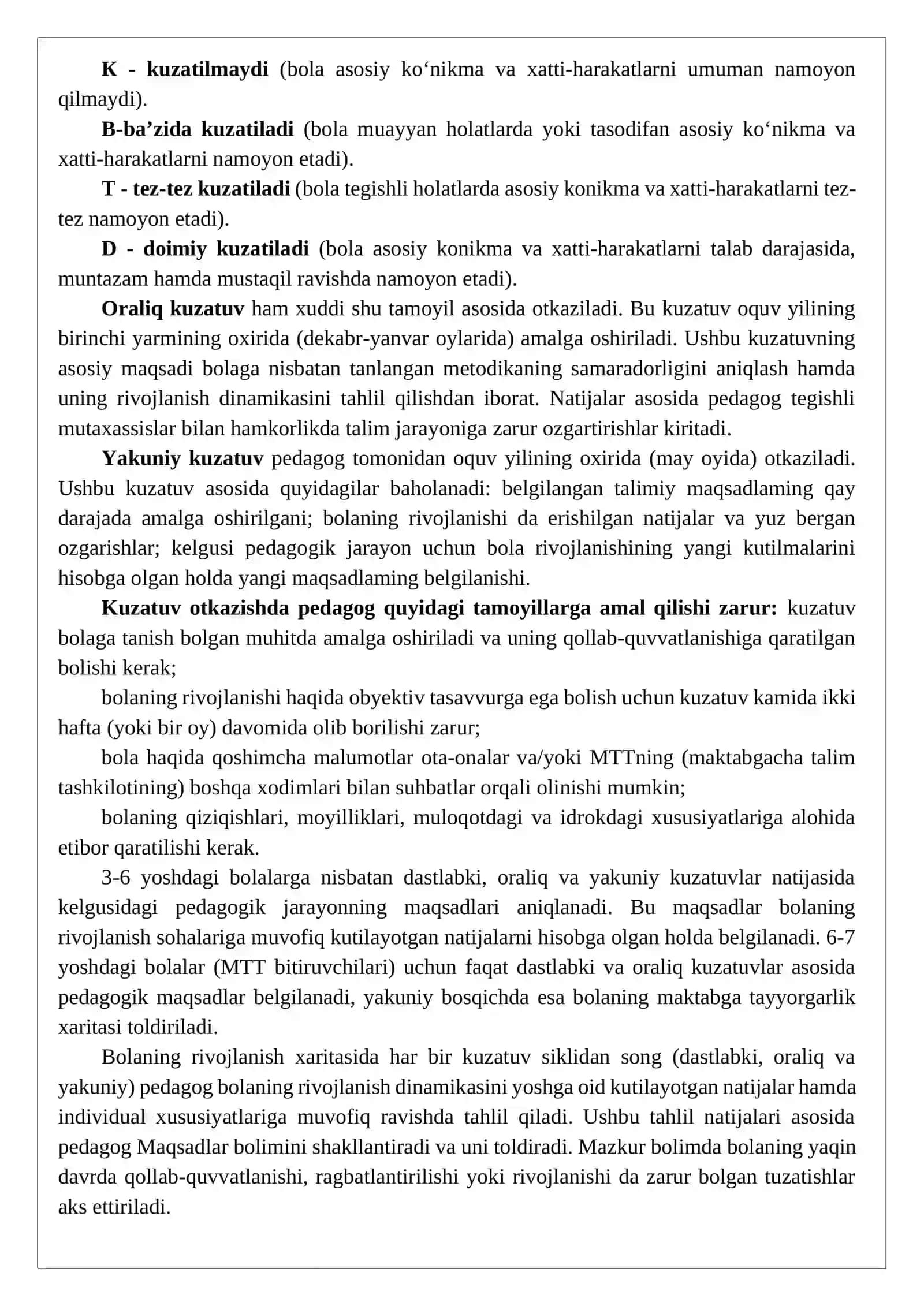 Bolaning Rivojlanish Xaritasi 3-4 yosh 2026-2027 o'quv yili 3