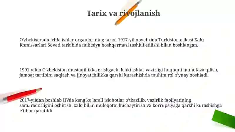 Tarix va rivojlanish 3