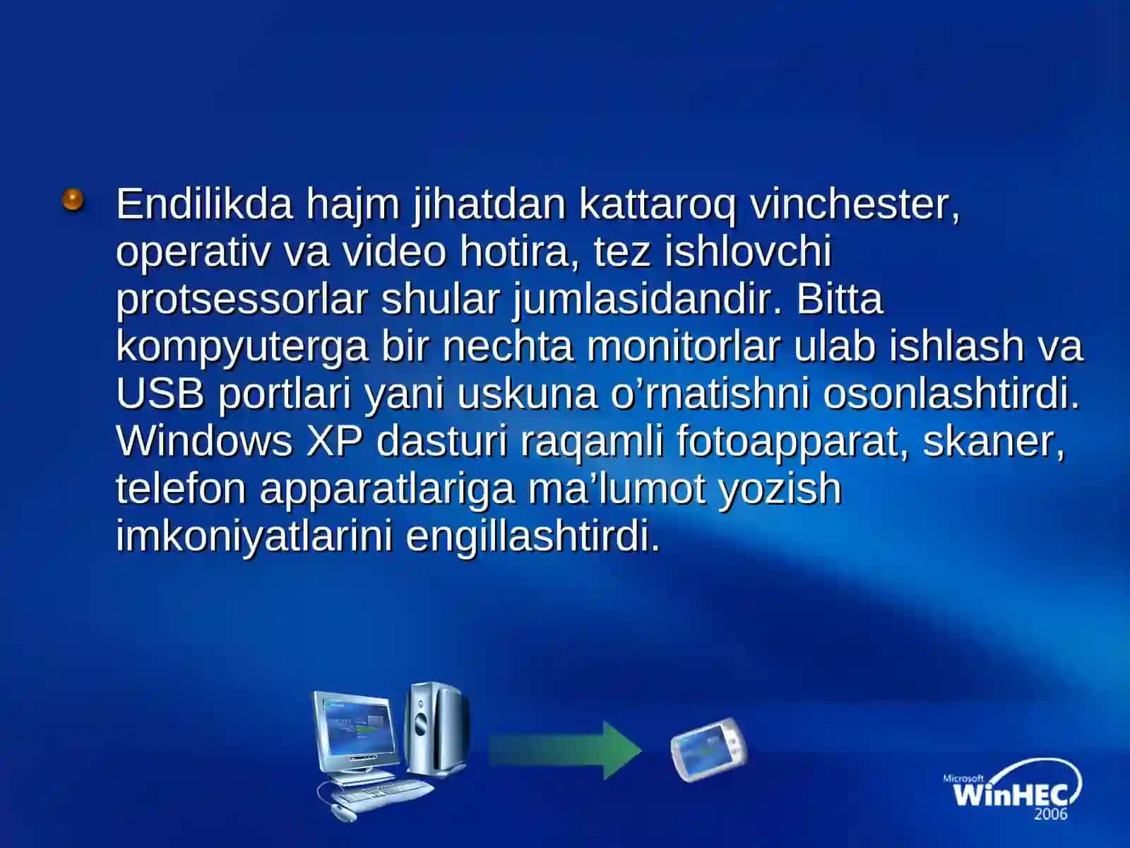 Windowsning multimediya imkoniyatlari 3