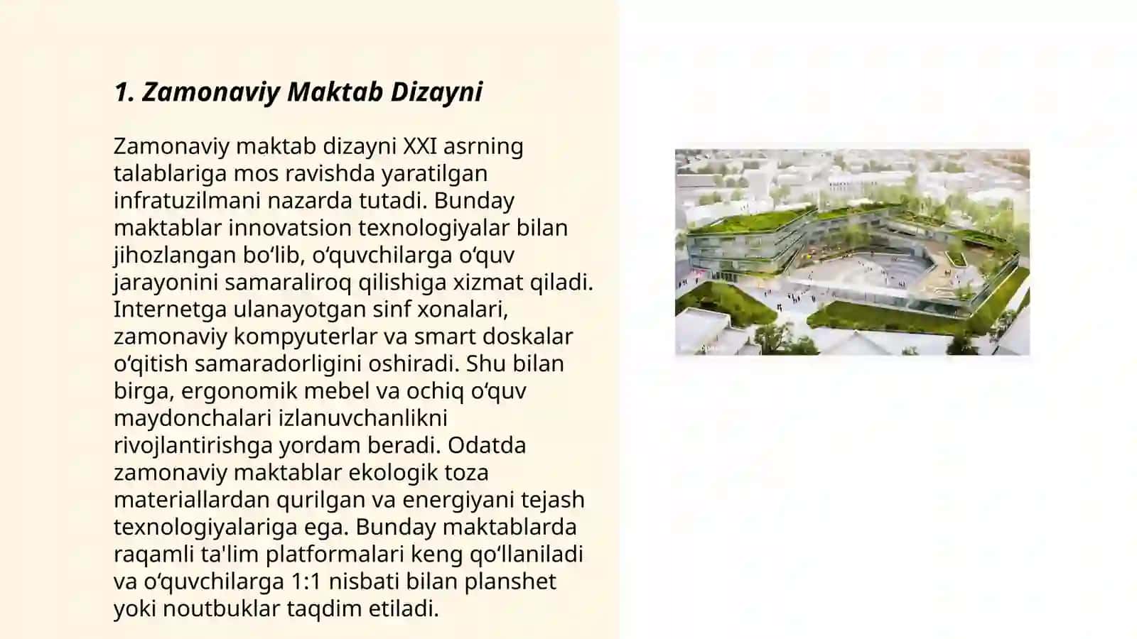 Zamonaviy Maktab Dizayni 3