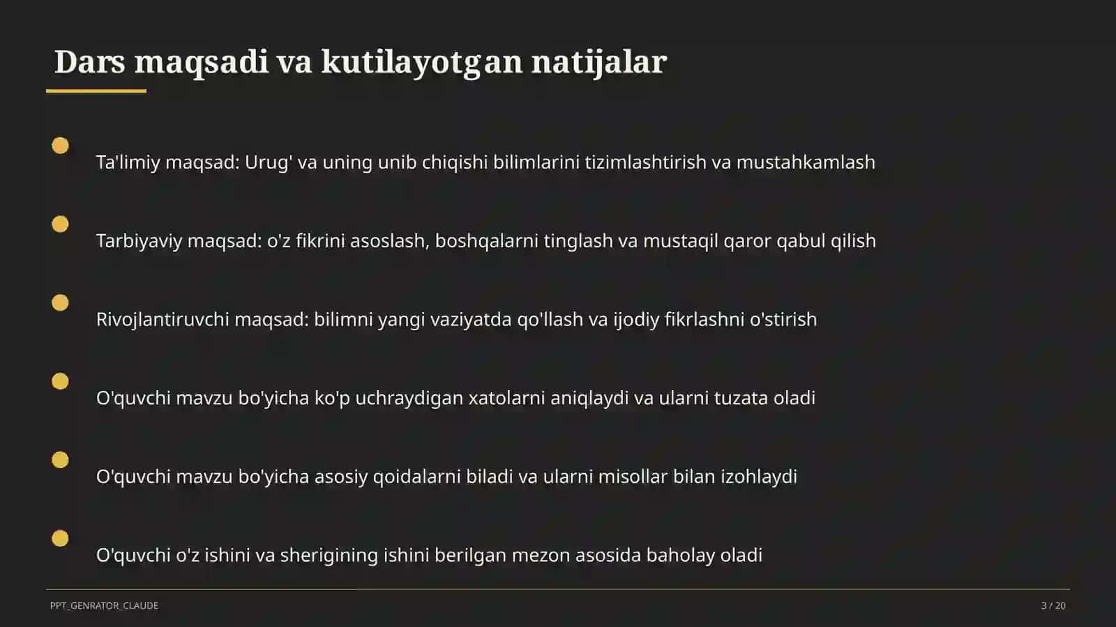 Urug' va uning unib chiqishi (5-sinf) 3