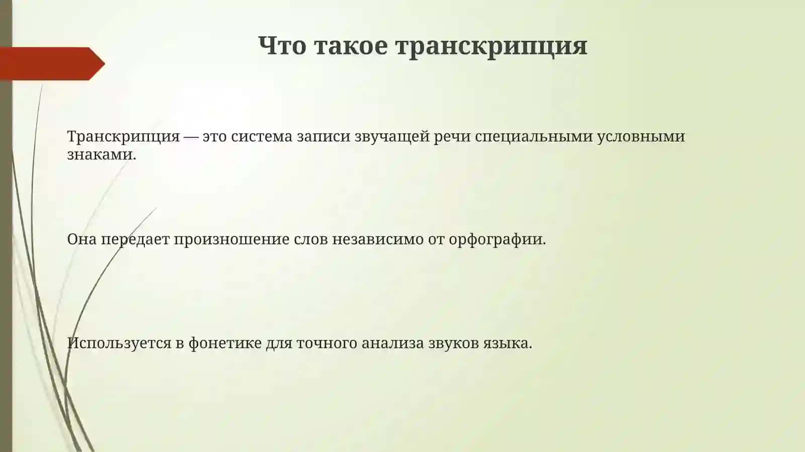 Транскрипция 3