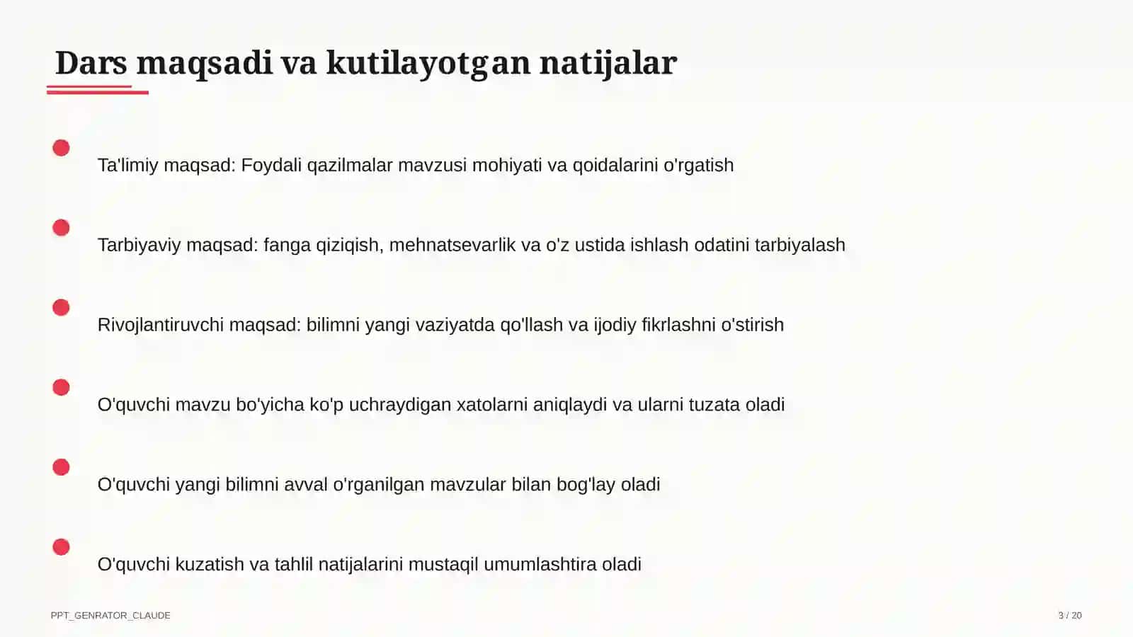 Foydali qazilmalar (3-sinf) 3