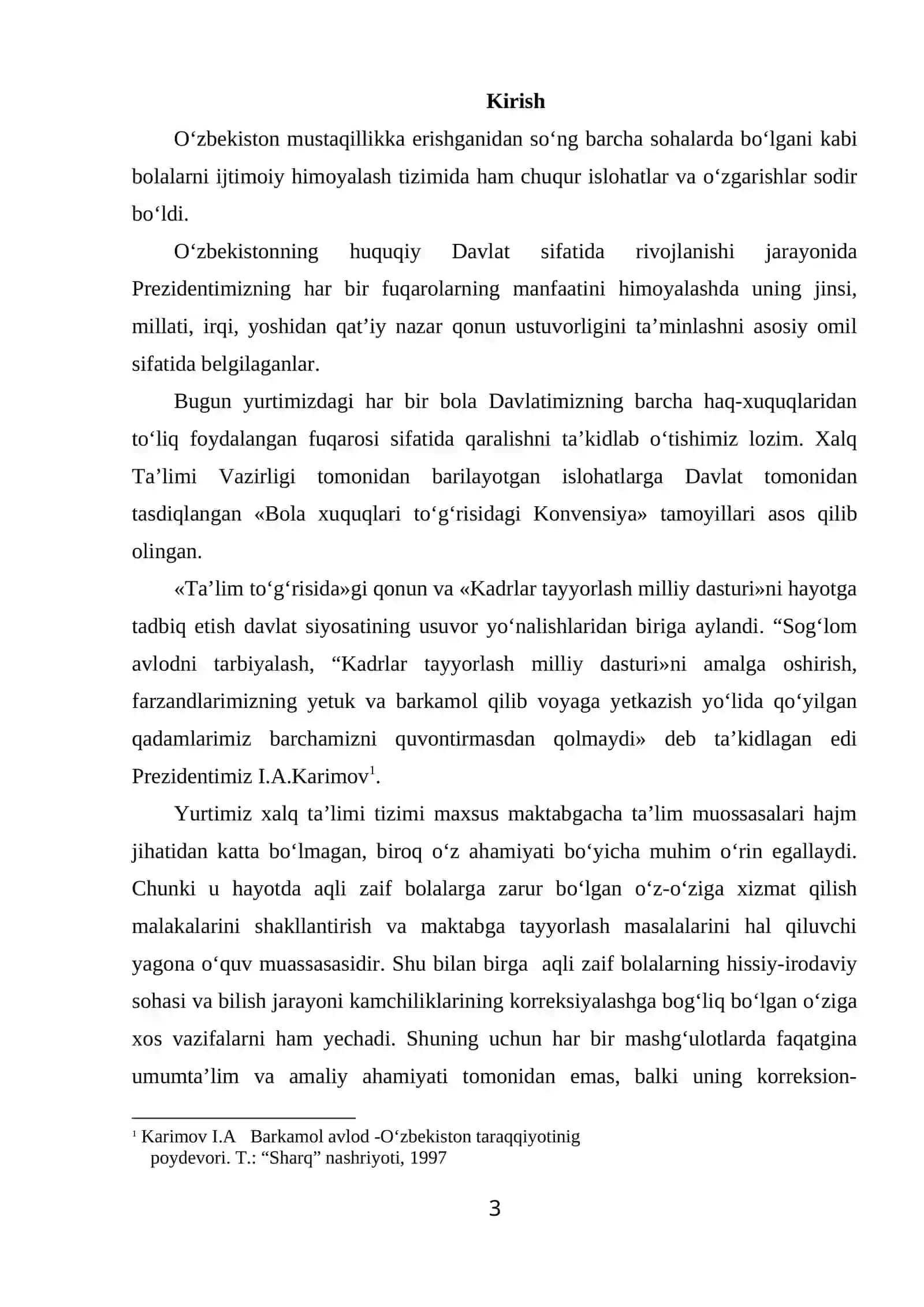 Aqli zaif bolalarning fazoviy tasavvurlarining xususiyatlari 3