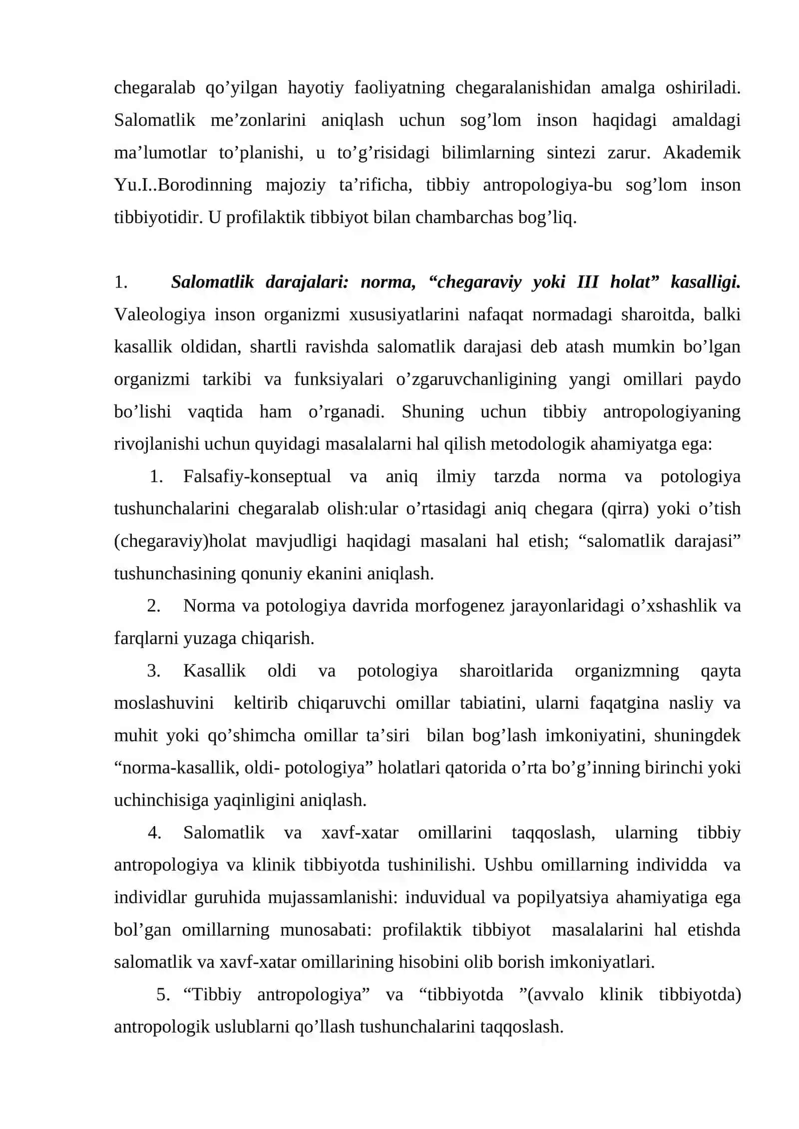 Sport antropologiyasi salomatlik va me’yor muammolarini hal etish yo’llari 3