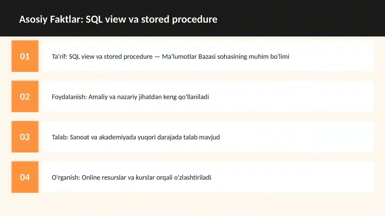 SQL view va stored procedure 3