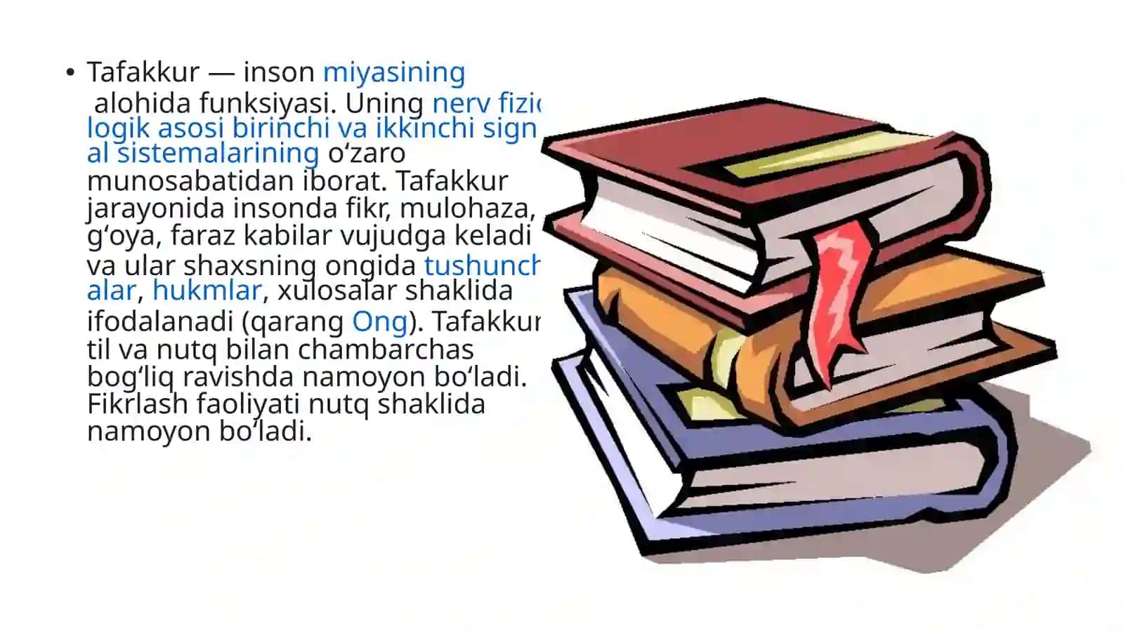 Tafakkur  operatsiyalari 3