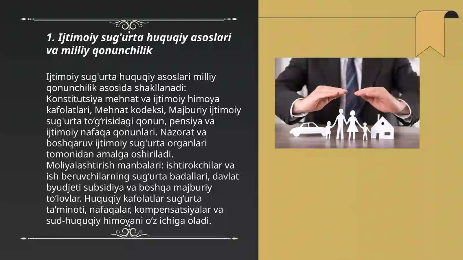 Ijtimoiy sug'urta huquqiy asoslari va milliy qonunchilik 3