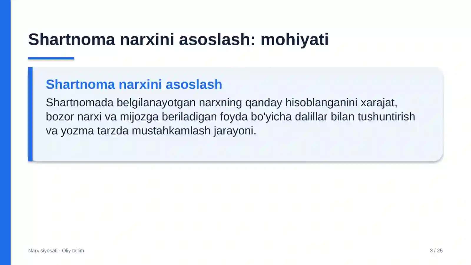axborot texnologiyalari sohasida shartnoma narxini asoslash 2825 3