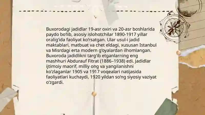 Buxorodagi jadidlar oʻziga xos xususiyatlari 3