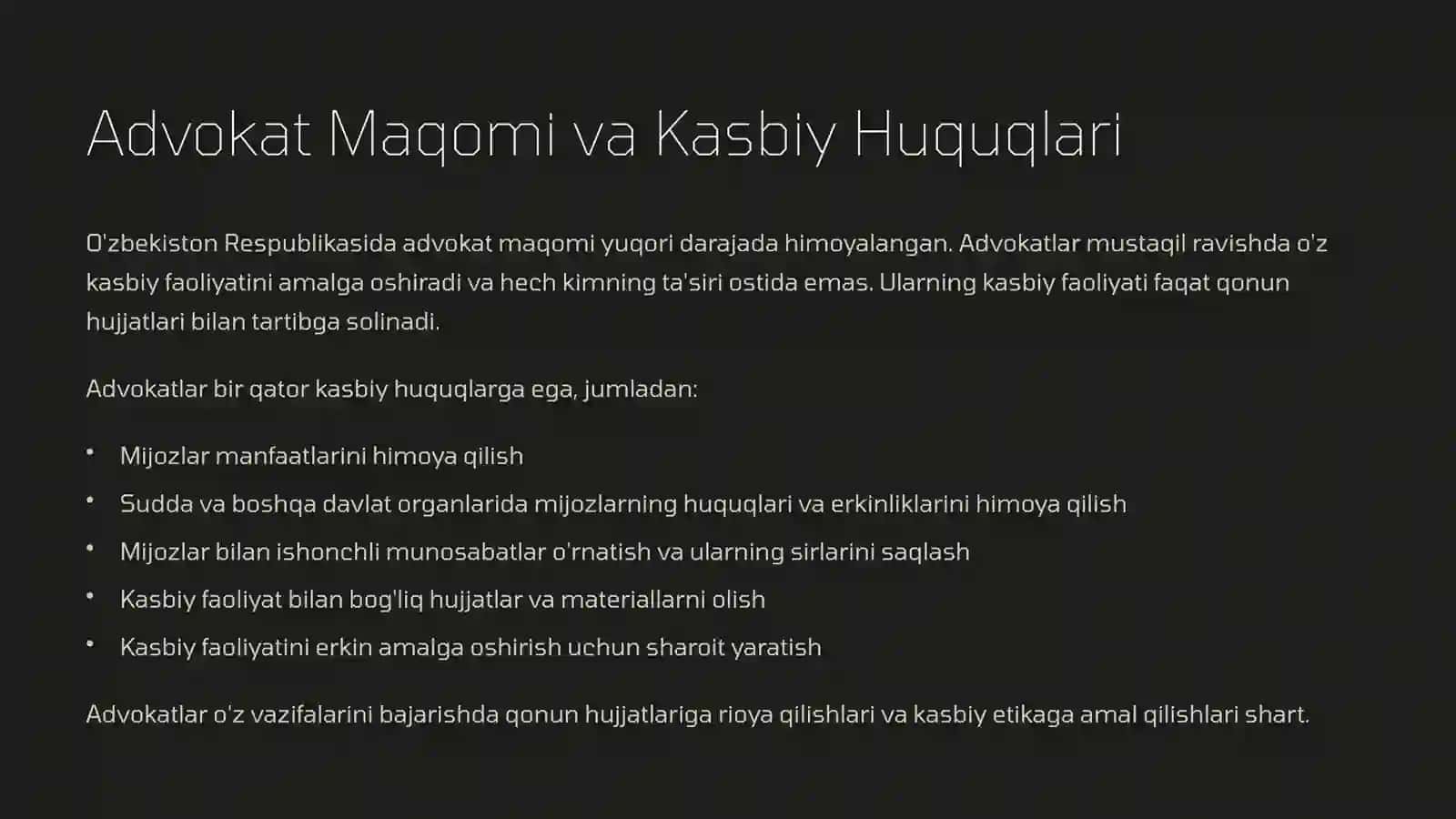Advokat Vazifalari 3