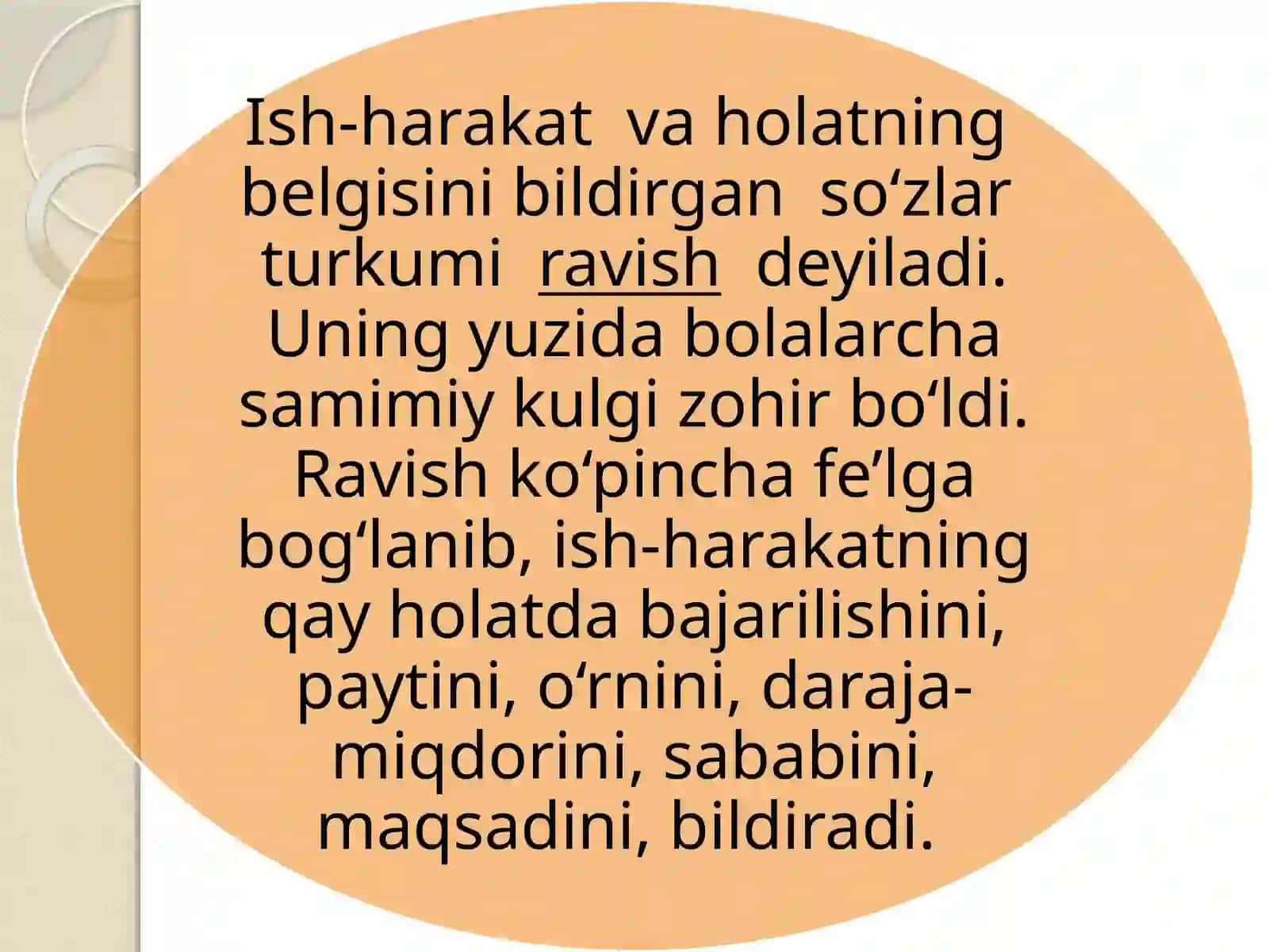 Ravishning leksik-grammatik xususiyatlari 3