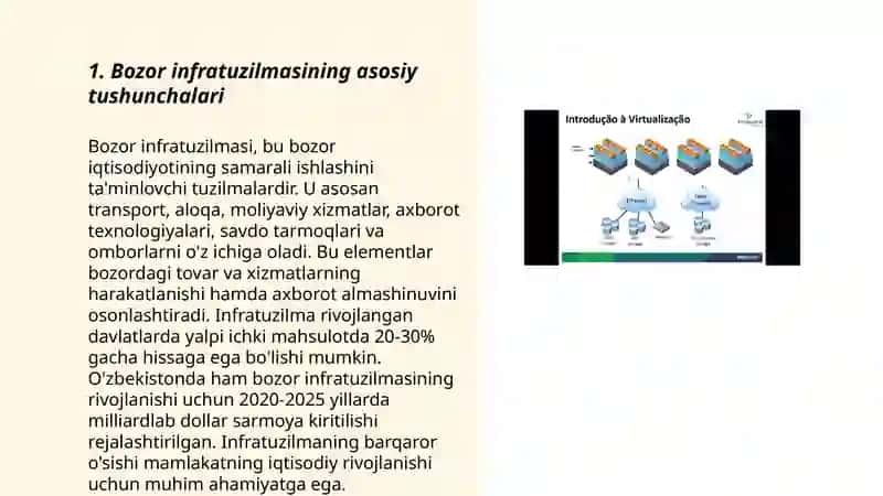 Bozor infratuzilmasi va uning unsurlari 3
