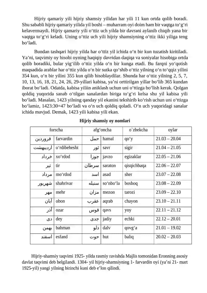 TAQVIM. ERON TAQVIMI 3