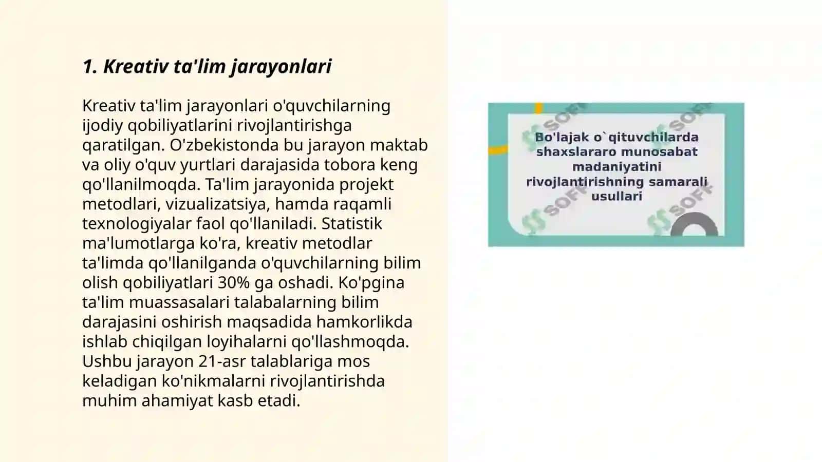Bo'lajak o'qituvchilarda kreativ tasavvurni rivojlanishi va pedagogikada ilmiy ijodkorlik 3