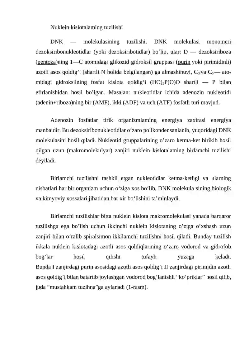 NUKLEIN KISLOTALAR 3