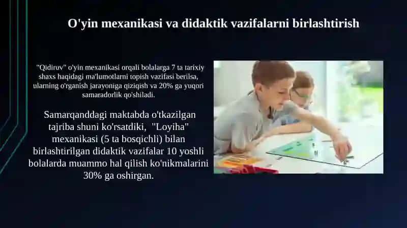 BOLALAR UCHUN DIDAKTIK OYIN METODLAR YARATISH VA LIDERLIGI KORSATISH 3