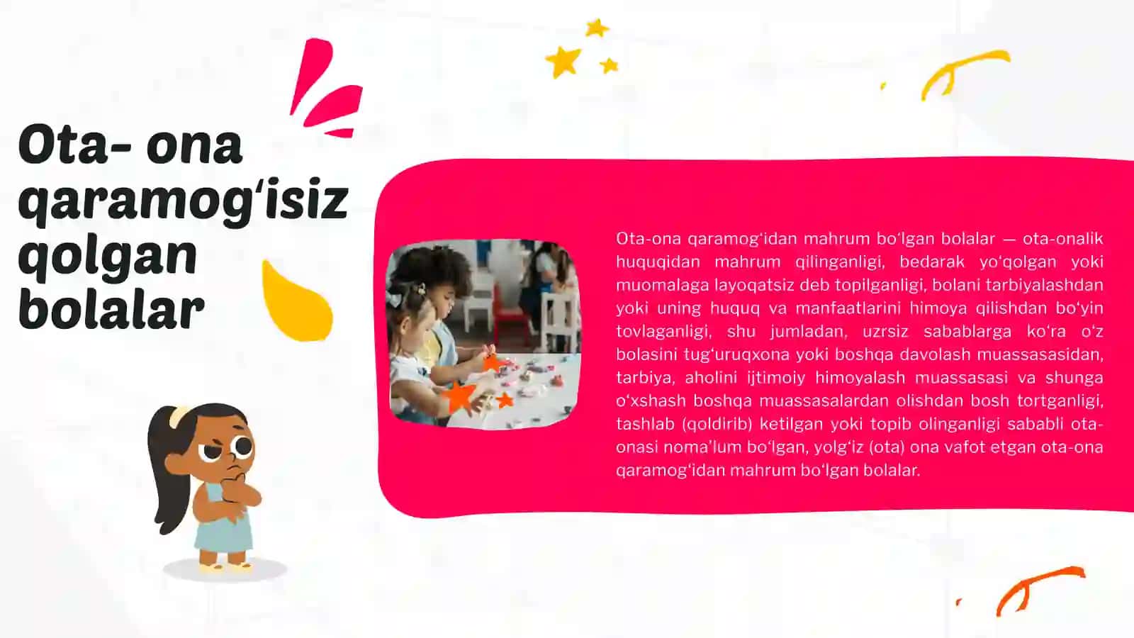 Ota-ona qaramogʻisiz qolgan bolalarni ijtimoiy himoya qilish tizimini takomillashtirish 3