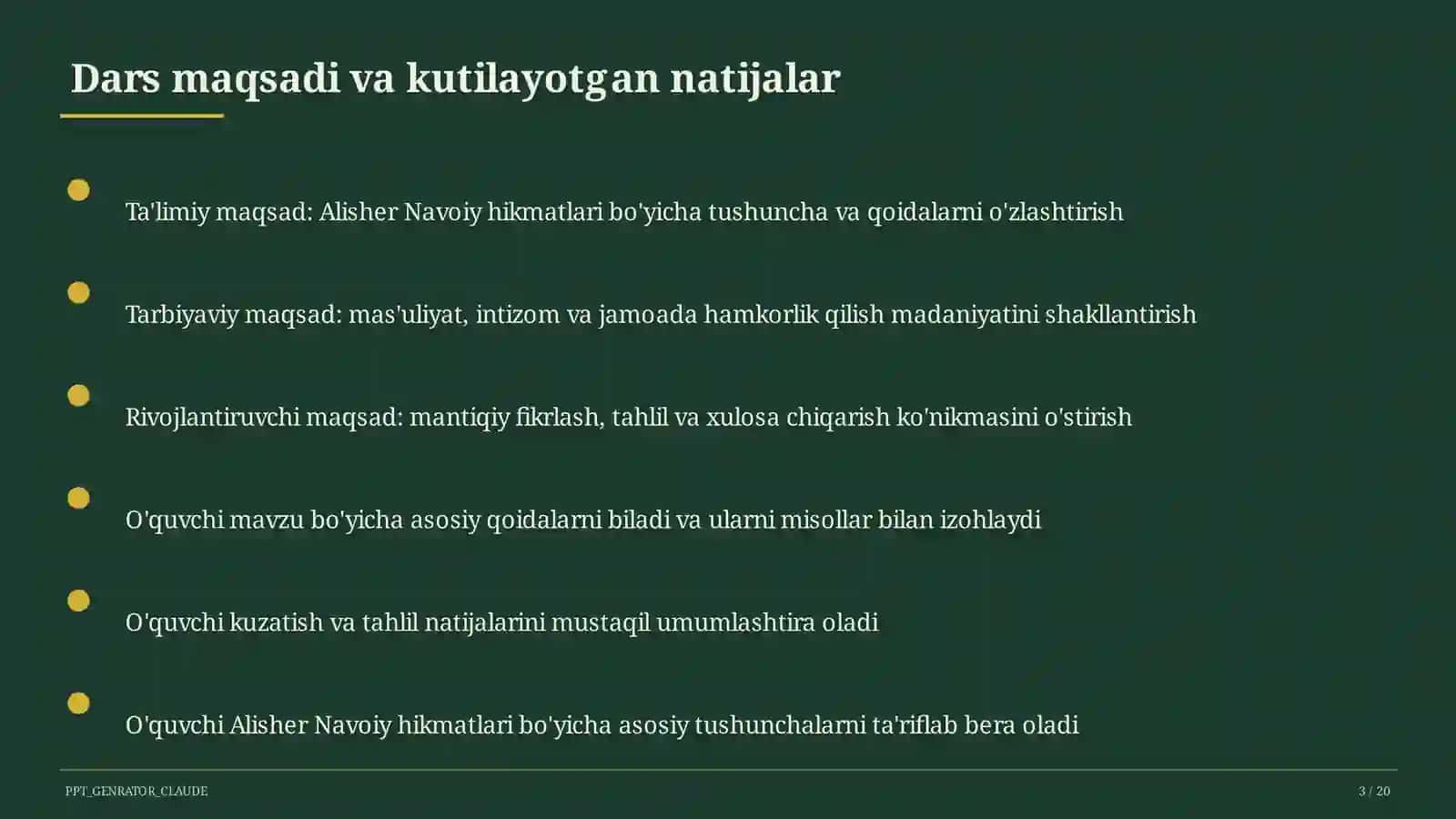 Alisher Navoiy hikmatlari (3-sinf) 3