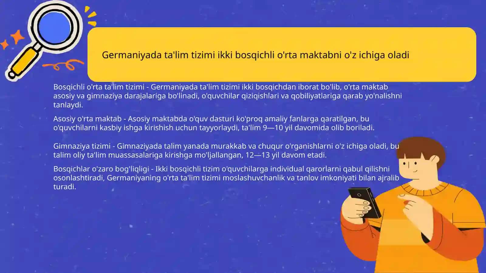 Rivojlangan davlatlarda ta'lim tizimi. Germaniya. 3