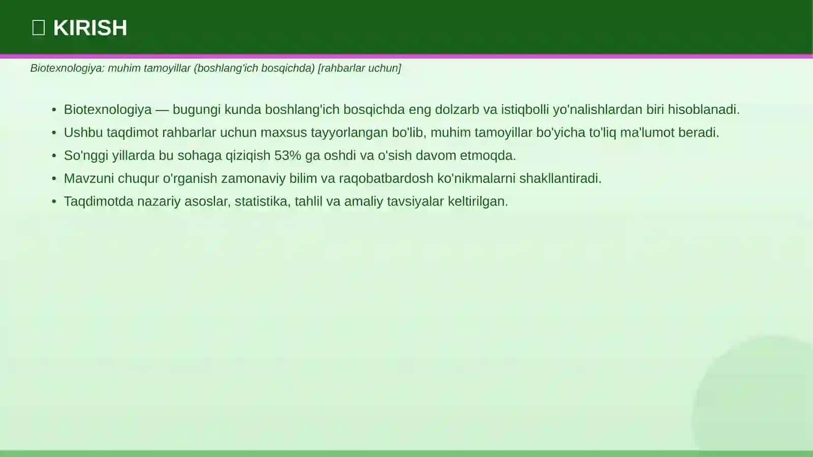Biotexnologiya: muhim tamoyillar (boshlang'ich bosqichda) [rahbarlar uchun] 3