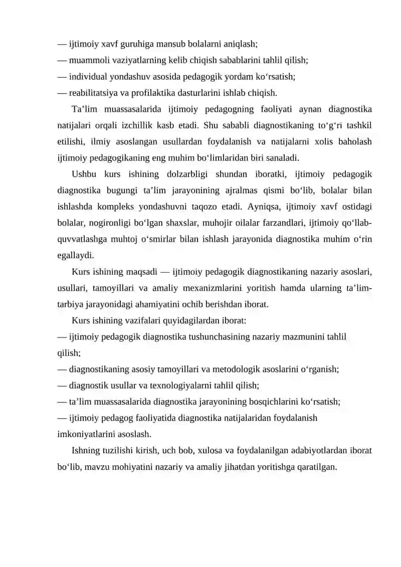 Ijtimoiy pedagogik diagnostika tushunchasi va usullari 3