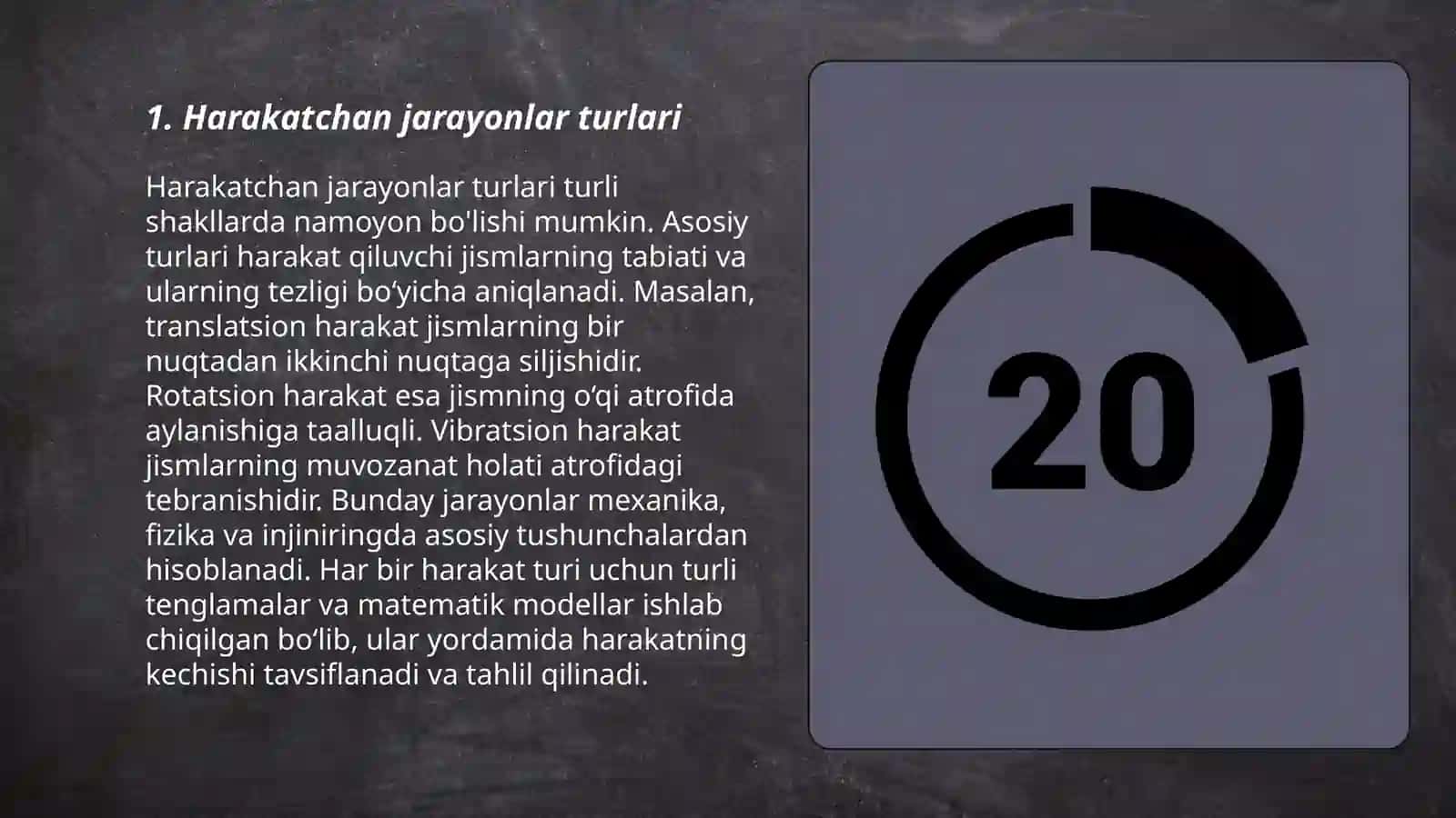 Harakatchan va qisqaruvchi jarayonlar 3