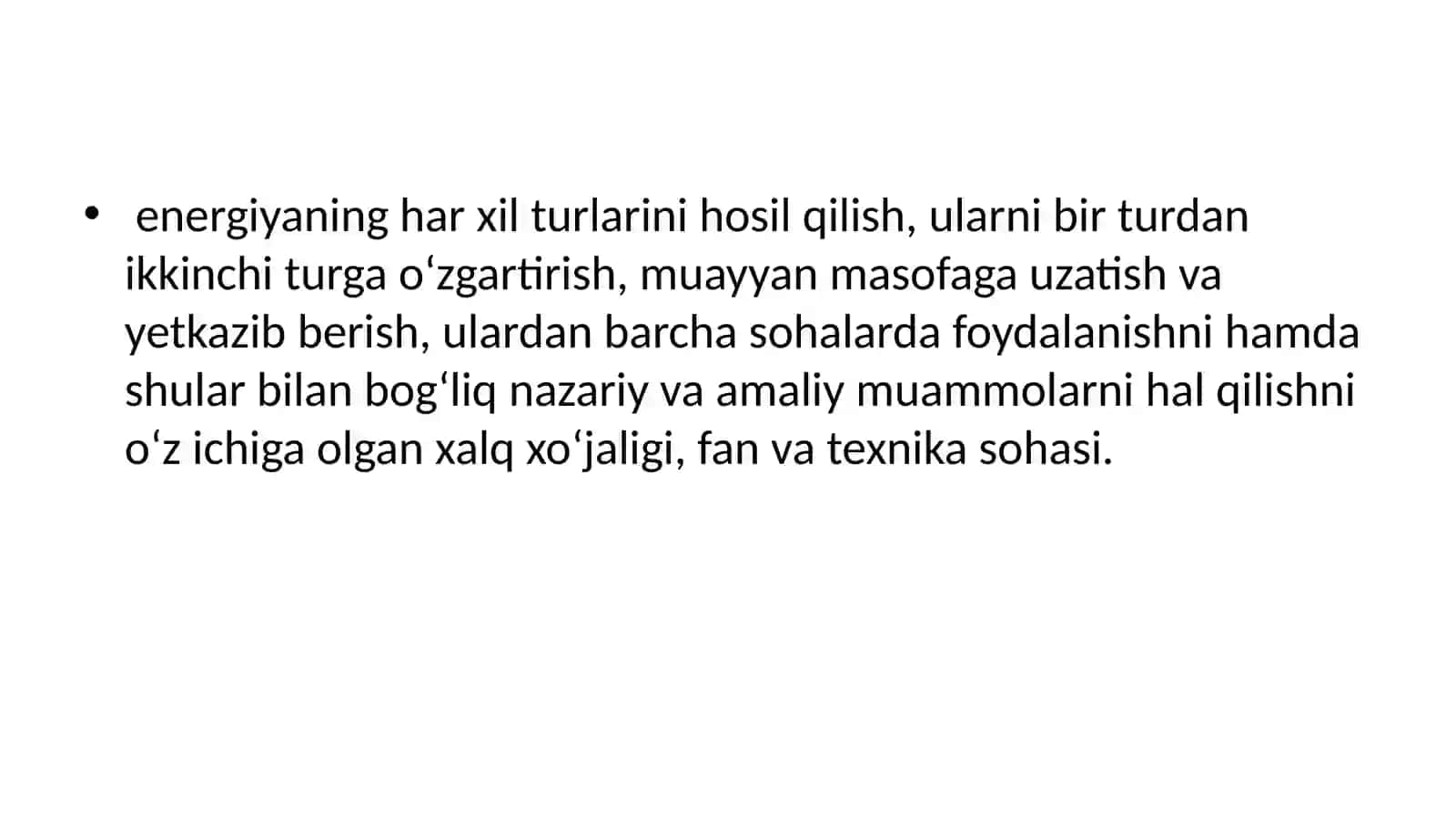 Energetika zaxiralaridan foydalanish jarayonlari 3