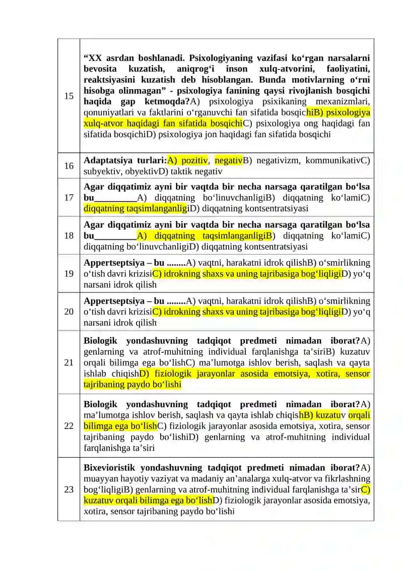 Psixologiya fanining rivojlanishi 3