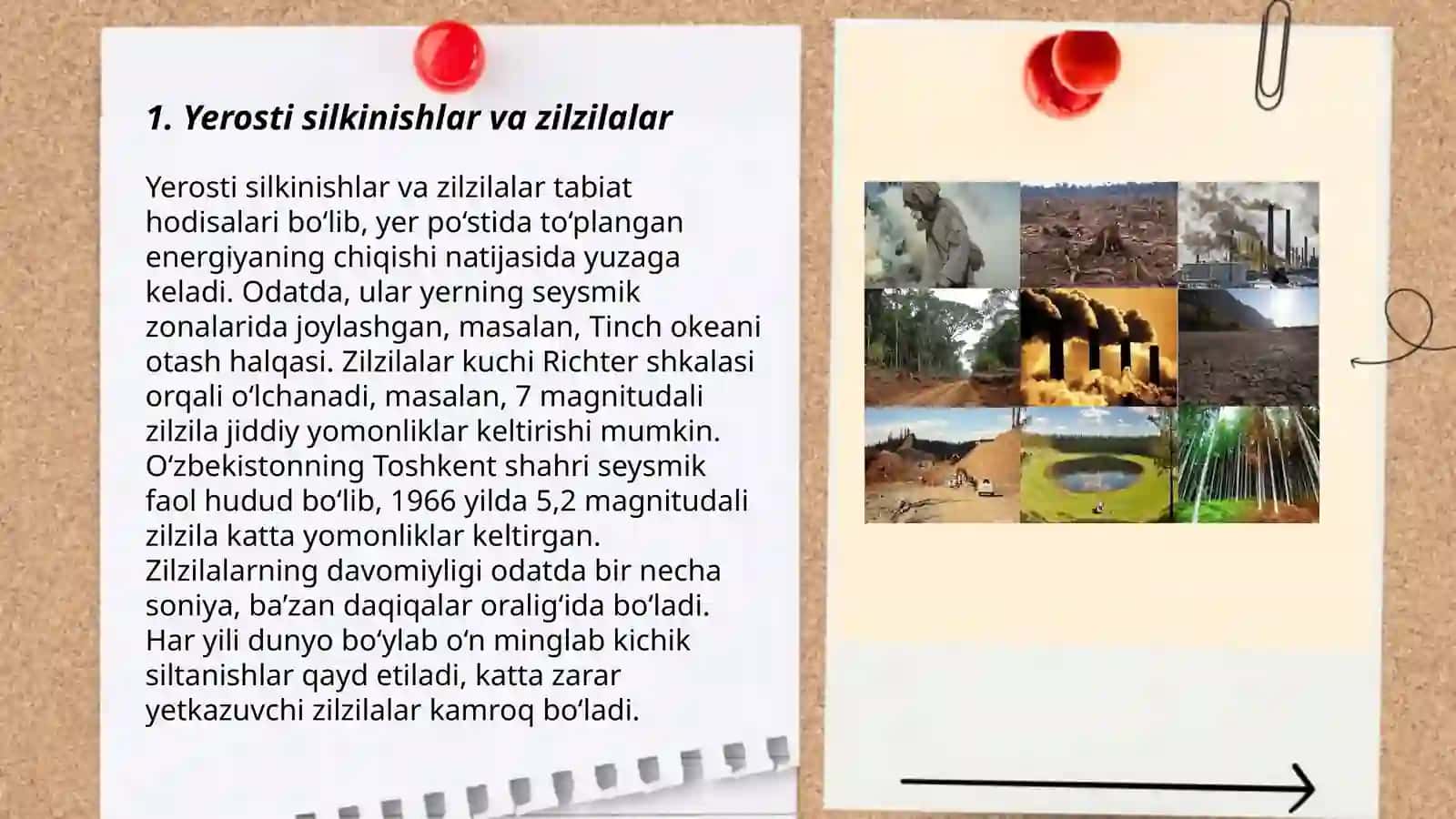 Yerosti silkinishlar va zilzilalar 3