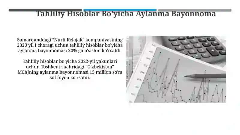 Tahliliy Hisobotlar Bo'yicha Aylanma Davlat Bayonoti 3