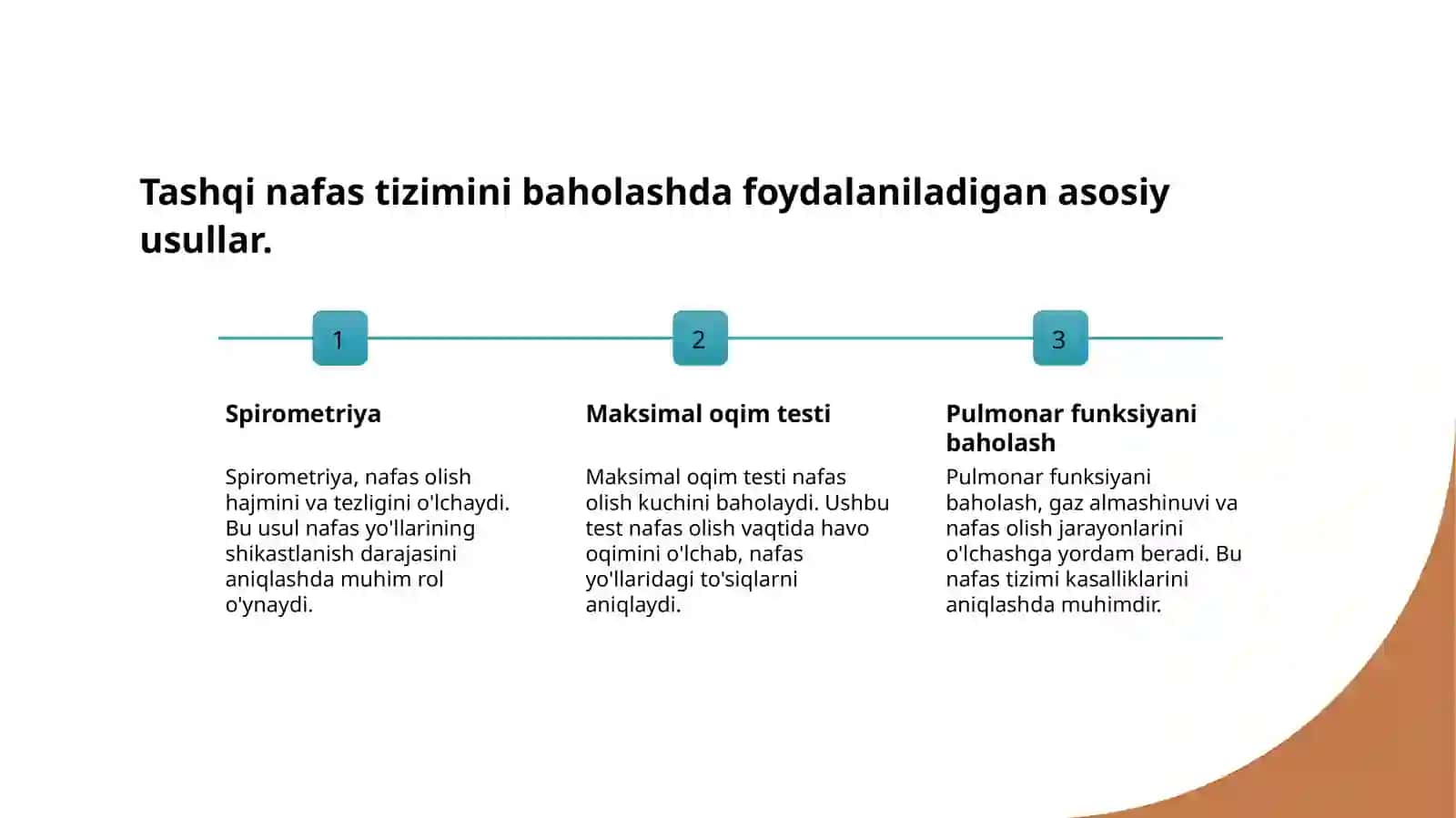 Tashqi nafas va yurak qon-tomir tizimi funksiyasini tekshirish usullari 3