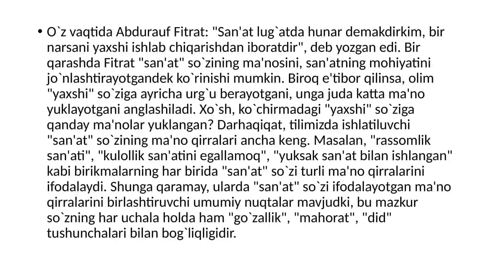 Ma’luza 2: Badiiy adabiyot sanʼat turi sifatida 3