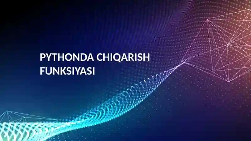PYTHONDA OPERATORLAR VA IFODALAR 3
