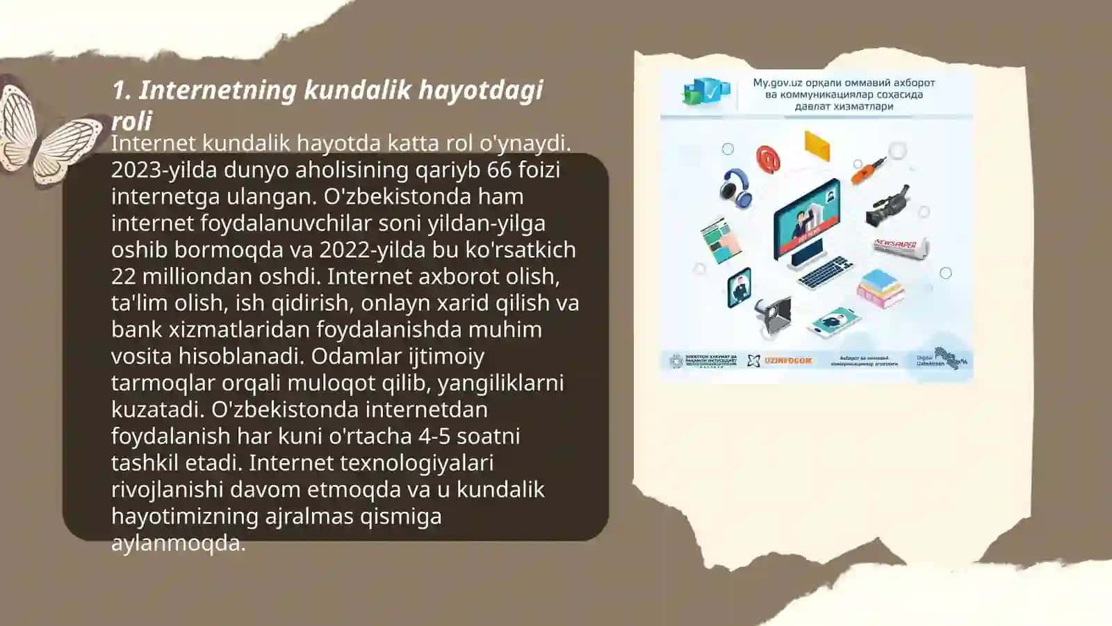 Hayotimizda internet o'rni 3