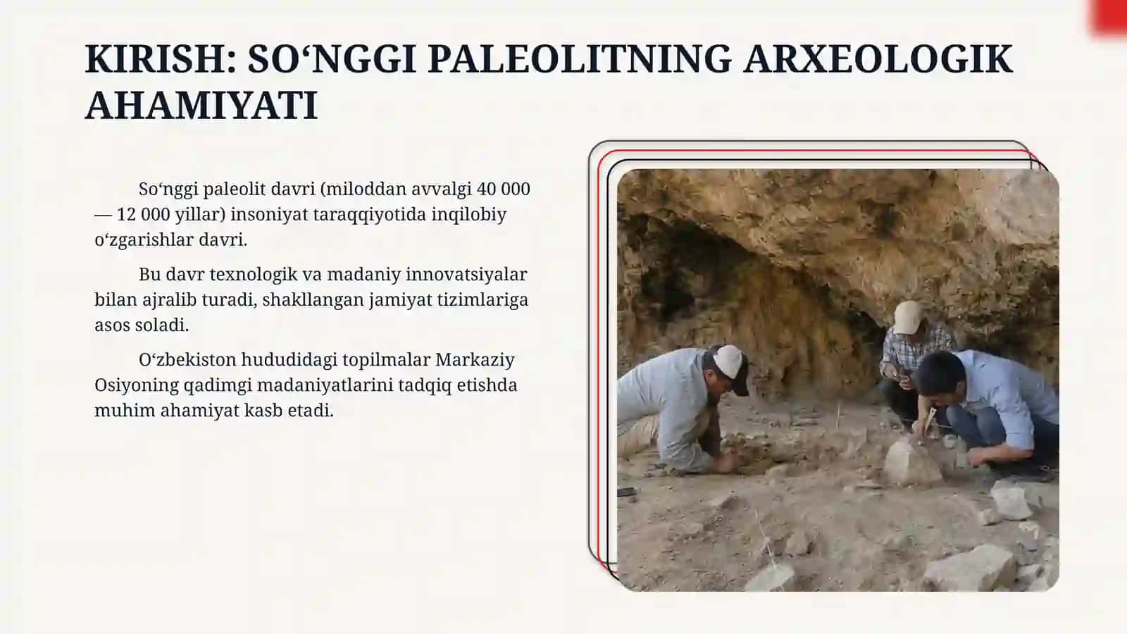 Soʻnggi paleolit arxeologik yodgorliklari 3