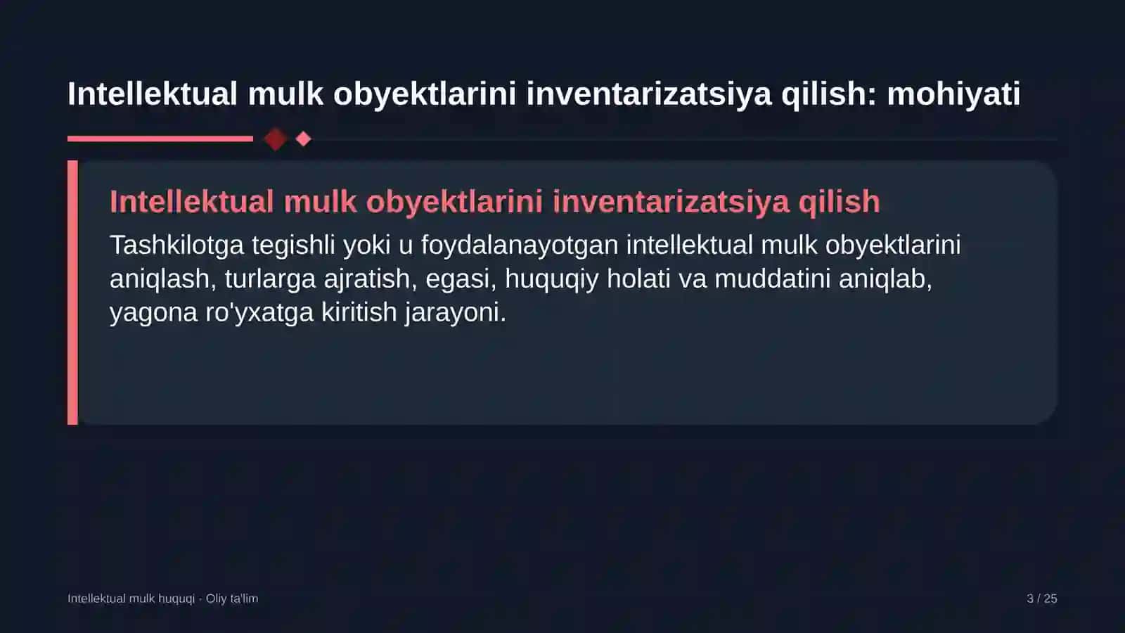 polizchilikda intellektual mulk obyektlarini inventarizatsiya qilish 2431 3