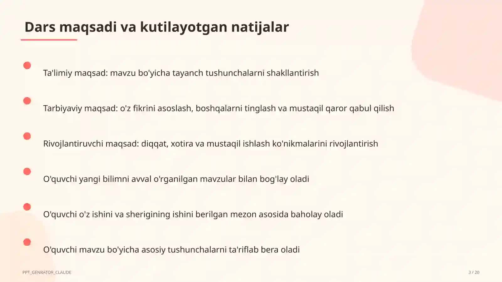 Inson huquqlari va erkinliklari (9-sinf) 3