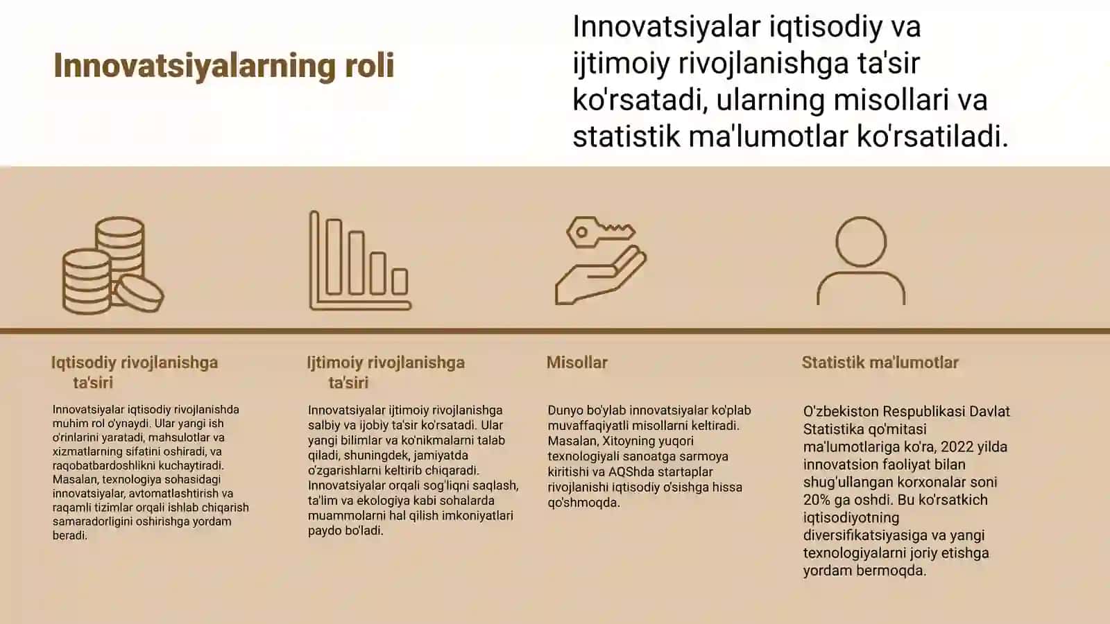 Innovatsiylar, fan-texnikaning o’zaro bog’liqligi va rivojlanishi 3