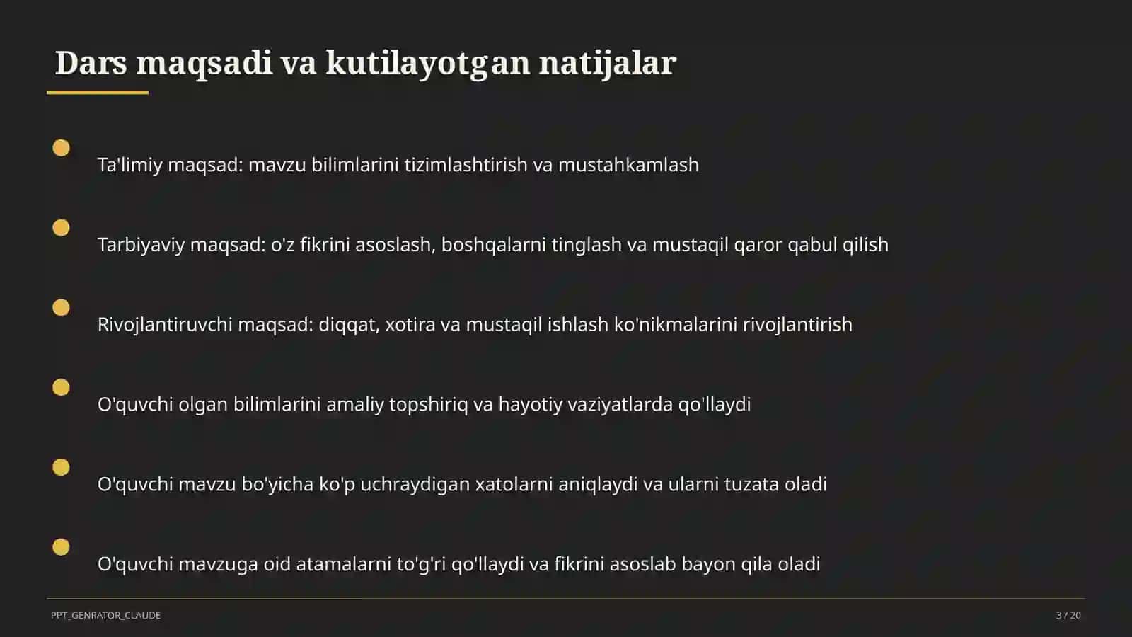 Kombinatorika elementlari: sanash qoidalari (6-sinf) 3
