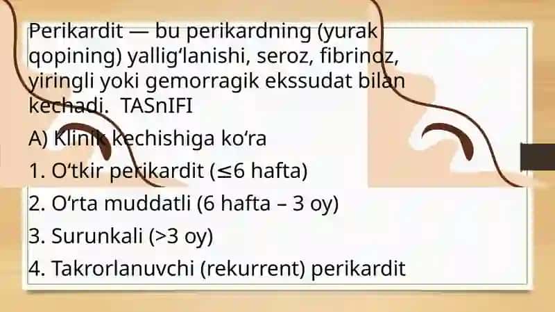 Perikarditlar 3