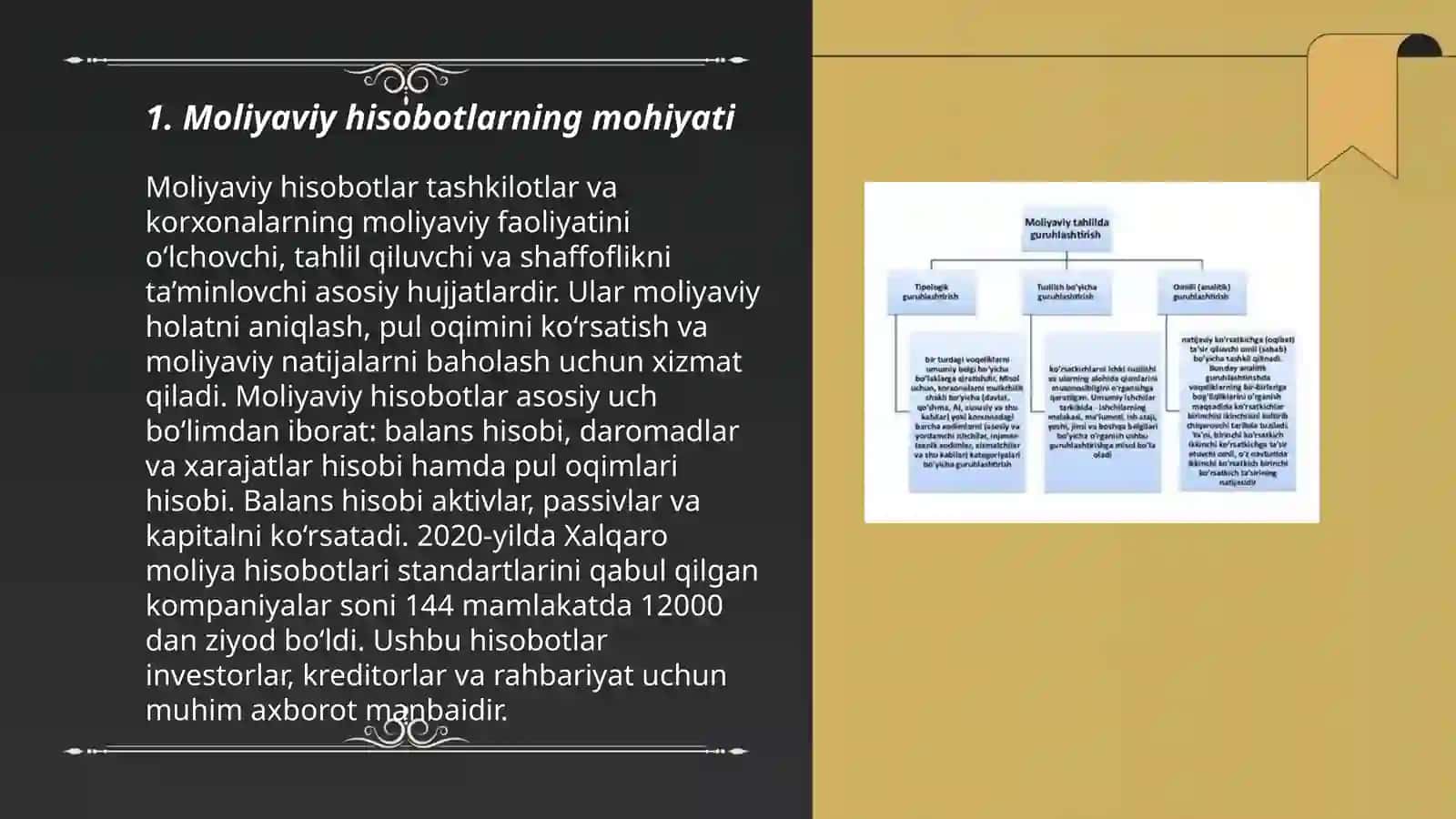 Moliyaviy hisobotlarni tuzish va tagdim etish 3