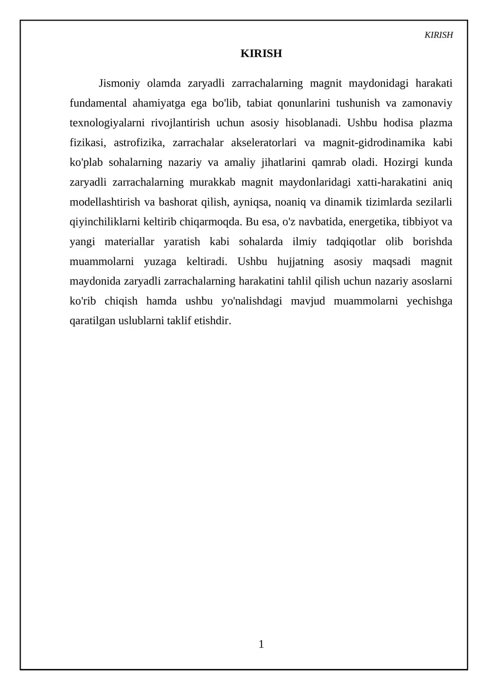 Magnit maydonda zaryadli zarralar harakati 3