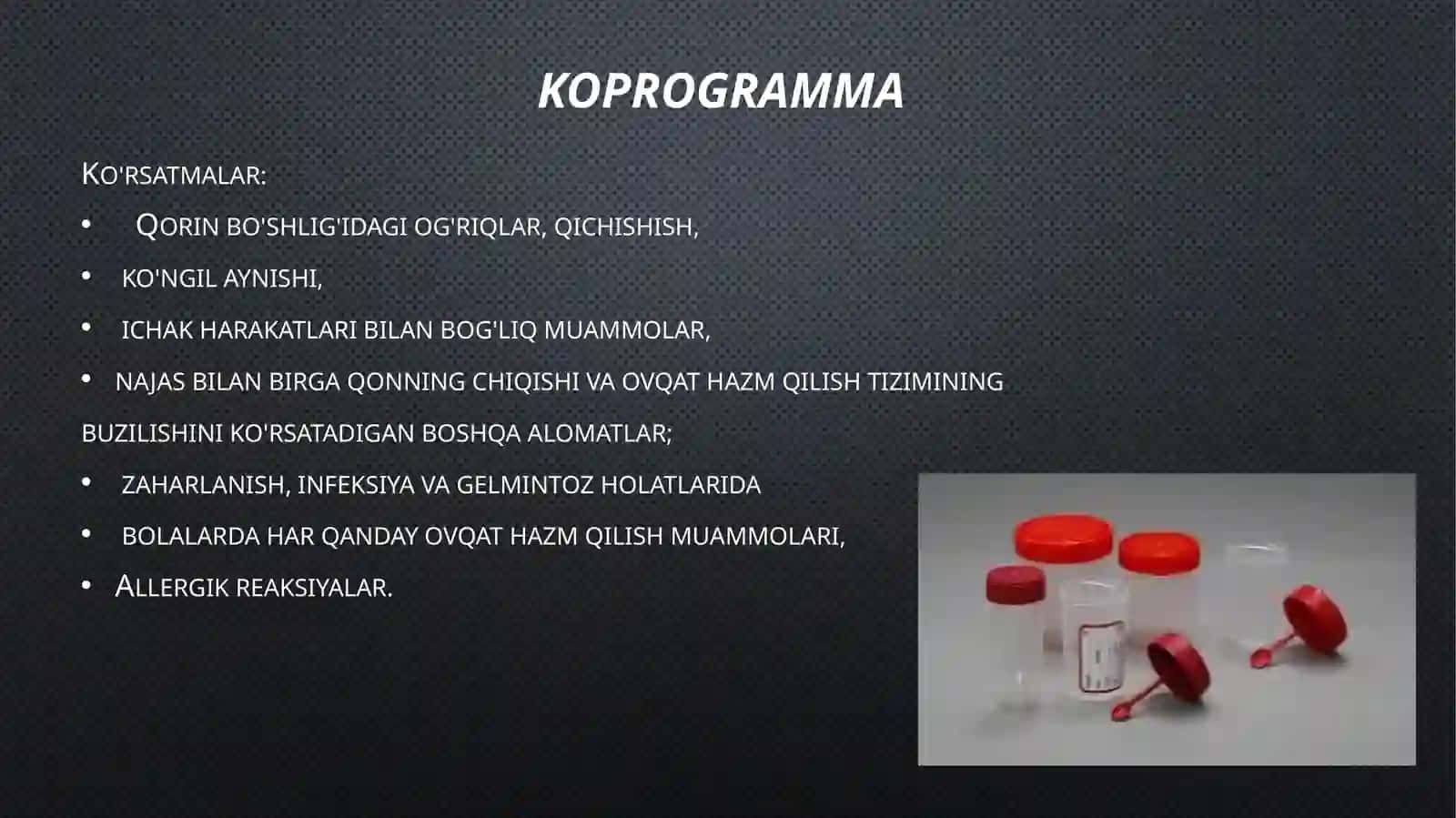 NAJASNING KLINIK TAHLILI NORMASI VA PATOLOGIYASI 3