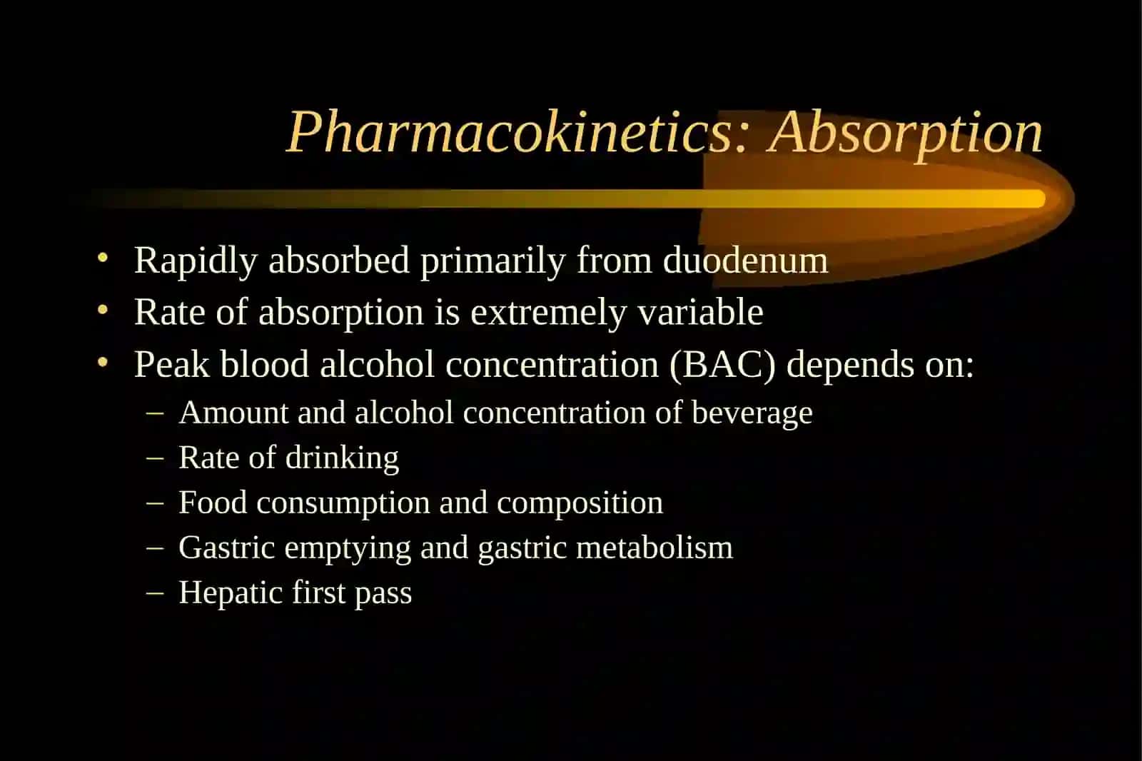 Alcohol:Pharmacology and Neurobiology 3
