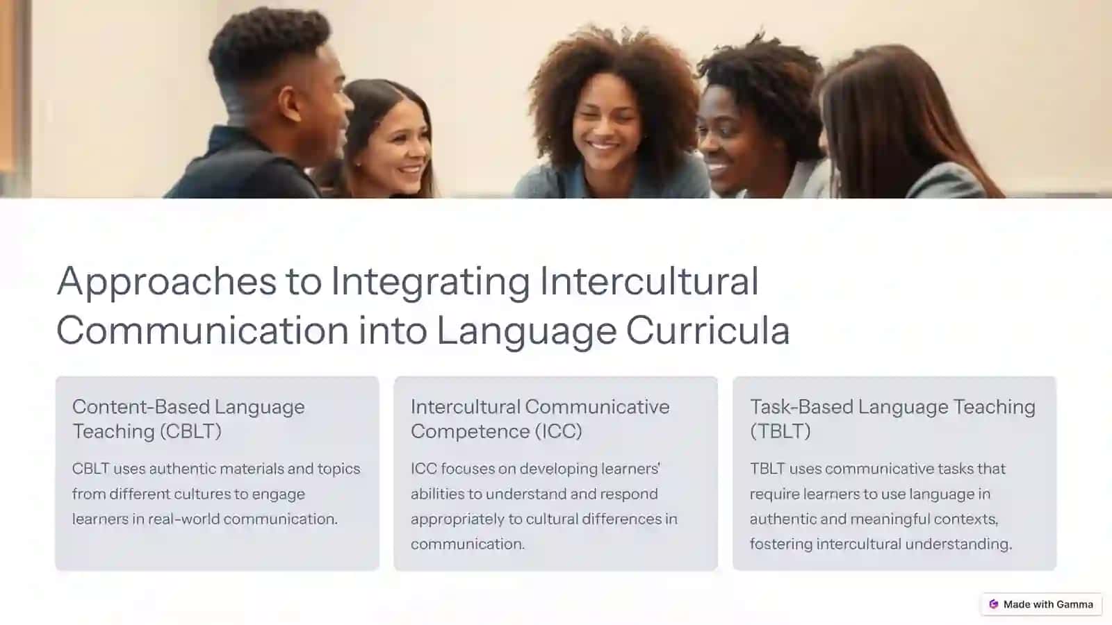 Intercultural Communication Through Content Language Integration 3